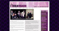 Desktop Screenshot of folkinthebarn.co.uk